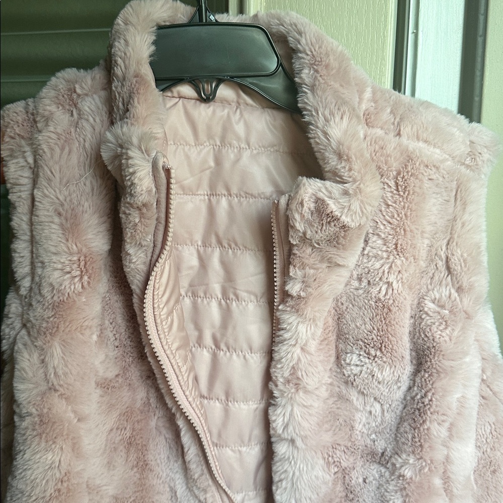 Blush Pink-REVERSIBLE Quilted Vest